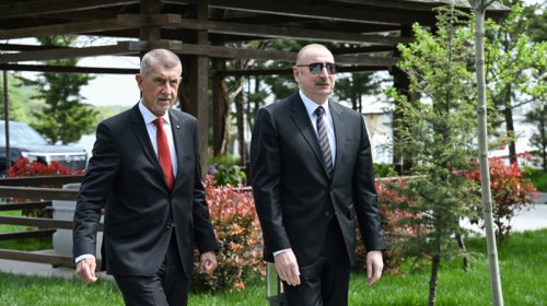 Qəbələdə Çexiyanın Baş nazirinin şərəfinə rəsmi lanç verildi - FOTO