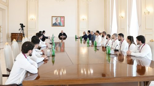 Prezident: İdmançılarımızda qələbə əzmi çox güclüdür