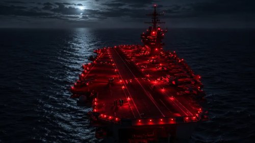 "Qırmızı dəhlizlər"in sirri: ABŞ aviadaşıyıcısında niyə adi işıqlar söndürülür?