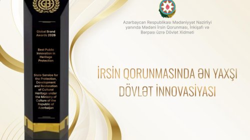 Azərbaycan mədəni irs sahəsində qlobal innovasiya liderləri sırasında yer aldı