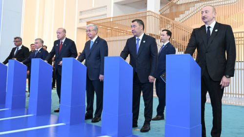TDT liderləri Türk Sivilizasiyası Mərkəzinin təməlqoyma mərasimində iştirak etdi - FOTO