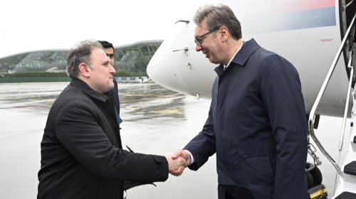 Serbiya Prezidenti Azərbaycana səfərə gəlib