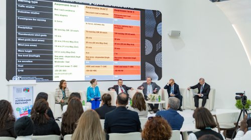 WUF13 çərçivəsində &ldquo;Erkən xəbərdarlıq və iqlimədavamlı şəhərlər&rdquo; adlı tədbir keçirilib