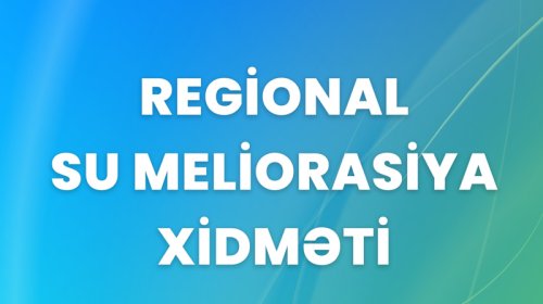 Regional Su Meliorasiya Xidməti 2,78 milyon manatlıq nasos aqreqatları alır
