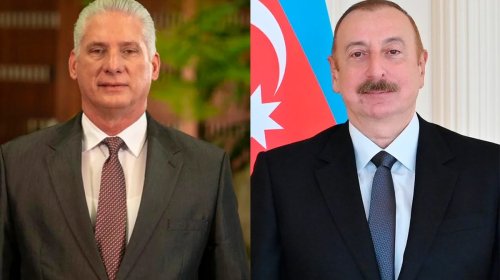 Kuba Prezidenti Azərbaycan liderini təbrik edib