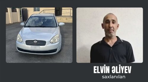 Göyçayda narkotikin təsiri altında avtomobil idarə edən sürücü həbs olunub
