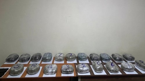 
İrandan Azərbaycana 20 kiloqram narkotik keçirilməsinin qarşısı alındı