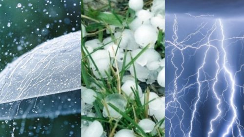 Rayonlarda yağış yağacaq, şimşək çaxacaq, dolu düşəcək