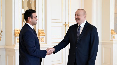 Prezident ABŞ Konqresinin Nümayəndələr Palatasının üzvünü qəbul etdi - FOTO