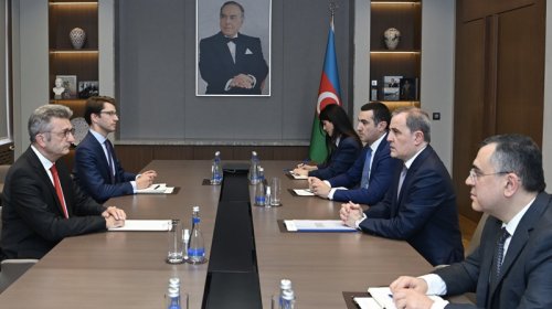 Ceyhun Bayramov Ralf Horlemannı qəbul etdi
