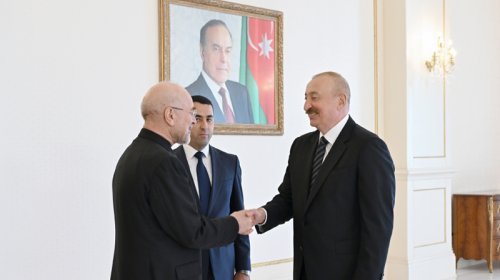 Prezident Məhəmməd Qalibafı qəbul etdi - FOTO