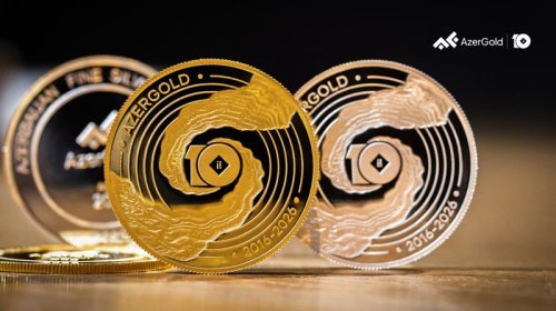 "AzerGold"un 25-ci sikkə kolleksiyası dövlət şirkətinin 10 illik fəaliyyətinə həsr edilib