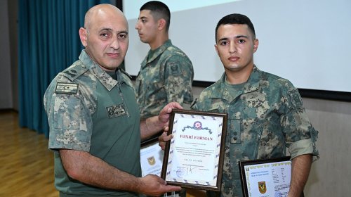 &ldquo;Ehtiyat zabit hazırlığı kursu&rdquo;nun növbəti buraxılış mərasimi keçirilib