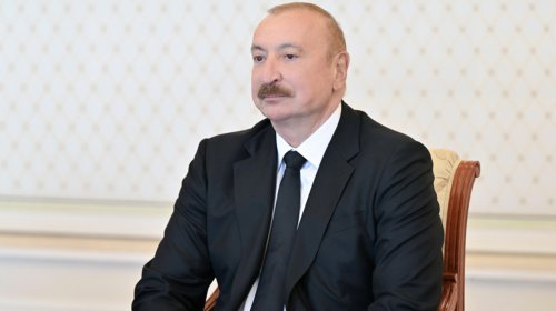 Prezident beynəlxalq qurumların rəhbər şəxslərini qəbul etdi - FOTOLAR