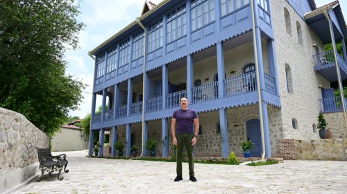 İlham Əliyev Şuşada &ldquo;Yasəmən&rdquo; hotelinin yeni korpusları ilə tanış olub