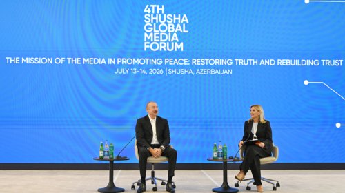 İlham Əliyev IV Şuşa Qlobal Media Forumunun açılışında iştirak edir - YENİLƏNİB