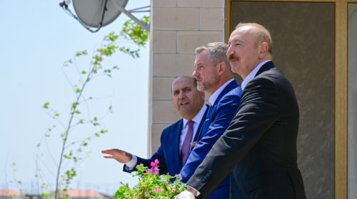 Prezidentlər Baş Qərvənd kəndində görülən işlərlə tanış oldu - FOTO