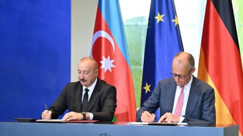 Azərbaycanla Almaniya arasında Birgə Bəyannamə imzalanıb