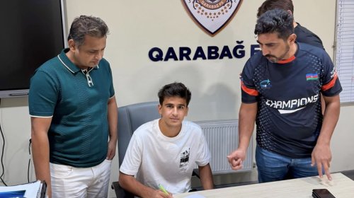
Pakistanlı yarımmüdafiəçi rəsmən &ldquo;Qarabağ&rdquo;da