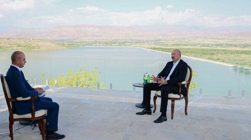 İlham Əliyev Naxçıvanda AzTV-yə müsahibə verdi - FOTOLAR