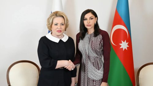 Valentina Matviyenko Mehriban Əliyevaya təbrik məktubu göndərdi