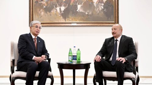 İlham Əliyevin Qazaxıstan Prezidenti ilə görüşü keçirildi - YENİLƏNİB