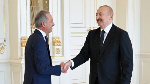 İlham Əliyev ATƏT Parlament Assambleyasının prezidentini qəbul etdi - FOTO