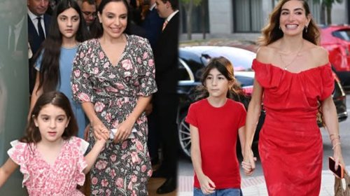 Leyla və Arzu Əliyevalar qızları ilə Madriddə - FOTOLAR