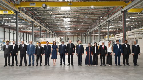 Prezident Qaradağ rayonunda kağız və gigiyenik məhsulların istehsalı müəssisəsinin açılışında iştirak etdi - FOTO