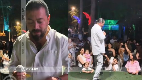 Reper Qurd səhnədə içki içə-içə çıxış etdi &ndash; VİDEO