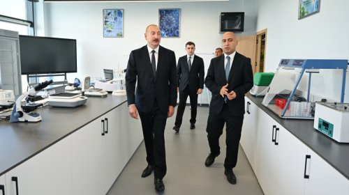 Prezident "SABAH.city" innovasiya şəhərciyinin birinci mərhələsinin açılışında iştirak etdi - FOTO