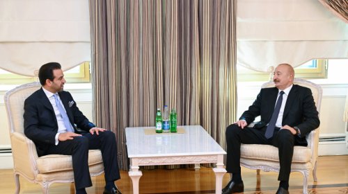 Prezident Müsəlman Ağsaqqalları Şurasının baş katibini qəbul etdi - FOTO