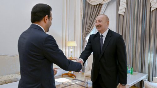 Prezident Müsəlman Ağsaqqalları Şurasının baş katibini qəbul etdi - FOTO
