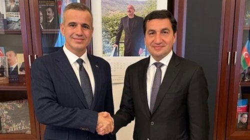 Hikmət Hacıyev Türkiyə Prezident Administrasiyasının Kommunikasiya İdarəsinin sədr müavinini qəbul edib