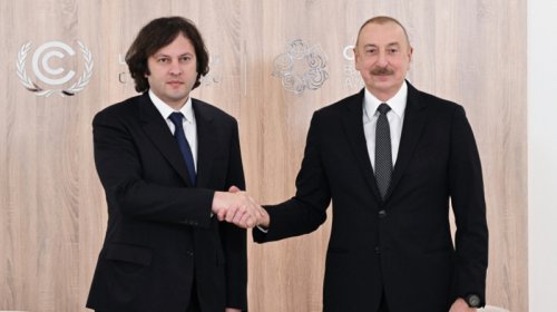 İlham Əliyev ad günü münasibətilə İrakli Kobaxidzeyə zəng etdi