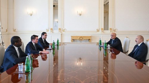 Prezident "Brookfield Asset Management" şirkətinin baş icraçı direktorunu qəbul etdi - FOTO