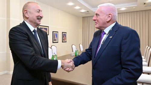 İlham Əliyev Birləşmiş Krallığın müdafiə üzrə dövlət nazirini qəbul etdi - FOTO