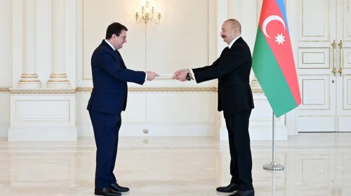 İlham Əliyev Avstriyanın Azərbaycanda yeni səfirini qəbul etdi - FOTO