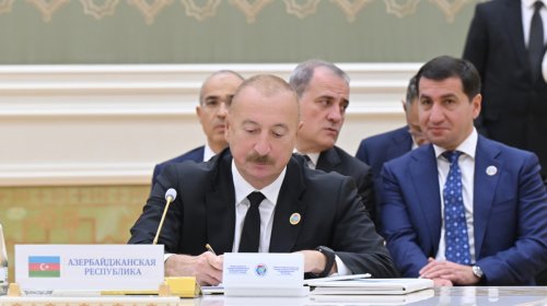 Türkmənbaşı şəhərində sənədlərin imzalanması mərasimi oldu