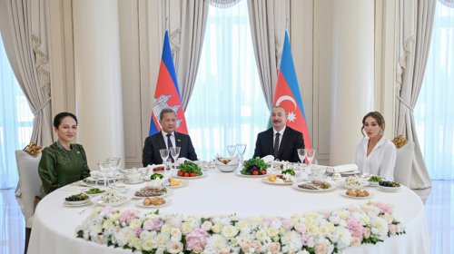 İlham Əliyevin adından Kamboca Baş nazirinin şərəfinə rəsmi nahar verildi - FOTO
