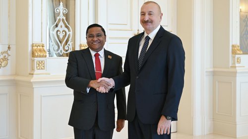 İlham Əliyev Vicita Heratı qəbul etdi
