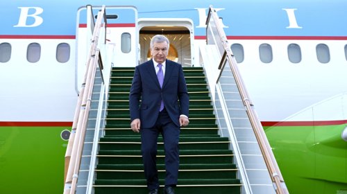 Mirziyoyev də Bakıdadır