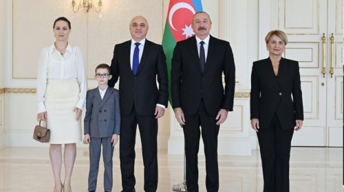 Prezident Gürcüstanın yeni səfirini qəbul etdi - FOTO