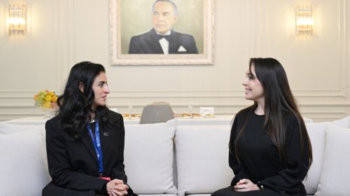 Leyla Əliyeva Dünya Turizm Təşkilatının Baş katibi ilə görüşdü - FOTO