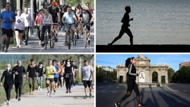 İspaniyada insanlar küçəyə axışdı