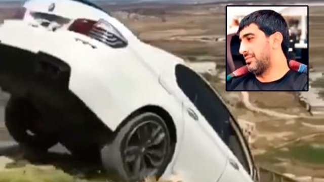 “BMW”ni dərədən aşıran “Kürd Elnur”la bağlı açıqlama (VİDEO)