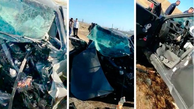 Azərbaycanda dəhşətli qəza: 4 hərbçi öldü, yaralılar var (FOTO)
