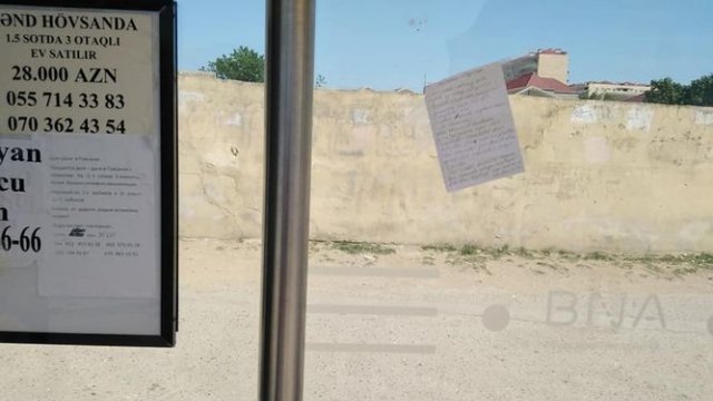 Bakıda dayanacaqda maraqlı elan: 