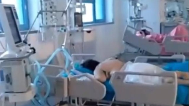 Azərbaycanda koronavirusa yoluxan xəstələrin reanimasiyadan ağır GÖRÜNTÜLƏRİ - VİDEO