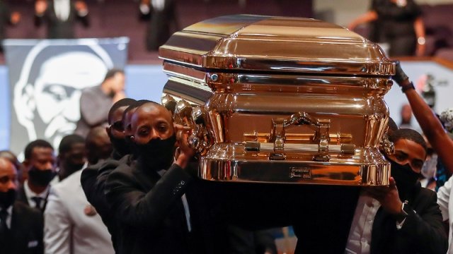 Amerikanı “silkələyən” Corc Floyd belə dəfn edildixa0 (FOTO)